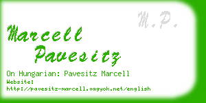 marcell pavesitz business card